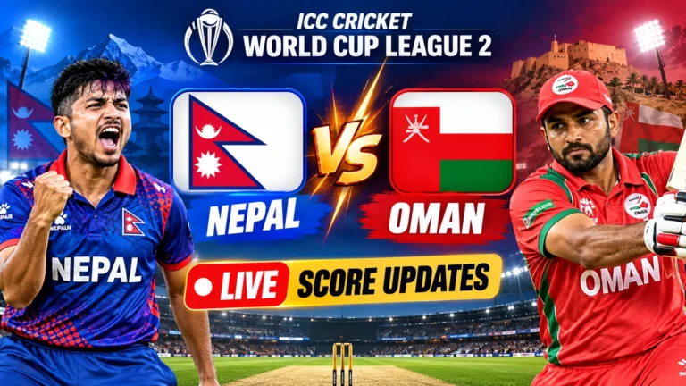 Nepal vs Oman Live Score